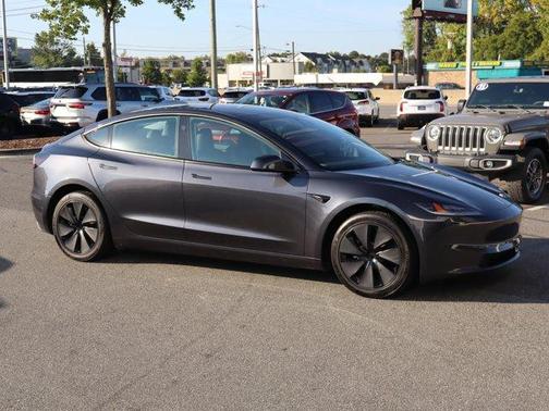 Stealth Gray 2025 Tesla Model 3 Long Range
