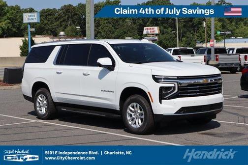 Summit White 2026 Chevrolet Suburban LT