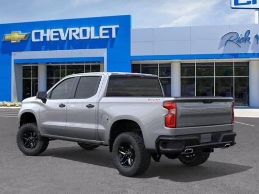 Sterling Gray Metallic 2026 Chevrolet Silverado 1500 Custom Trail Boss