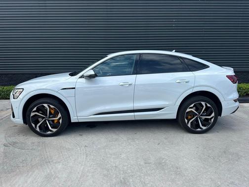 Glacier White Metallic 2022 Audi e-tron S line Premium