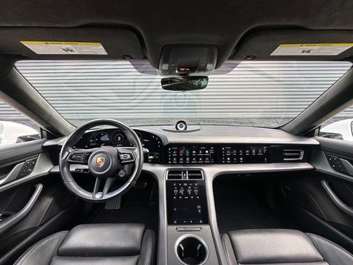 White 2022 Porsche Taycan Turbo