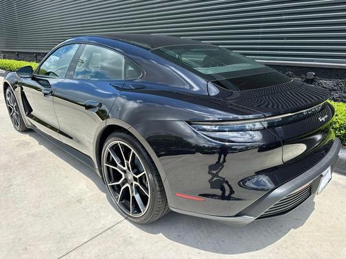 Jet Black Metallic 2026 Porsche Taycan Base