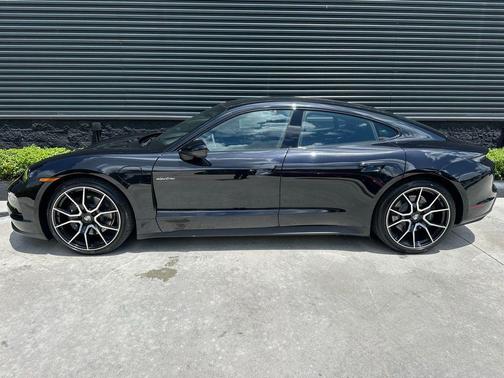 Jet Black Metallic 2026 Porsche Taycan Base