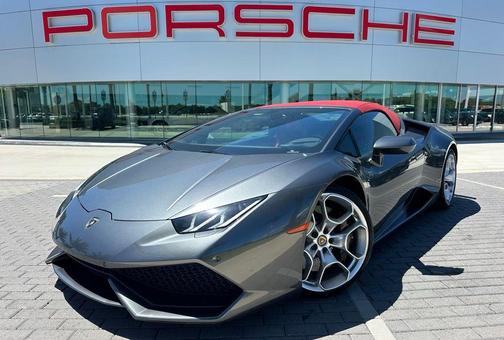 Gray Metallic 2016 Lamborghini Huracan LP610-4S