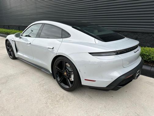Gray 2022 Porsche Taycan GTS