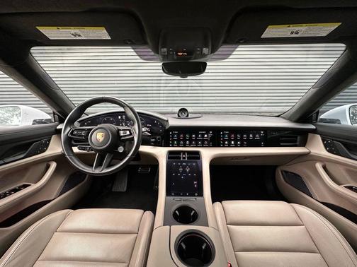 Gray 2022 Porsche Taycan GTS