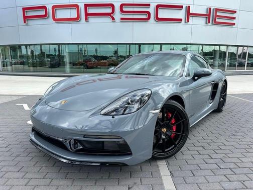 Gray 2024 Porsche 718 Cayman GTS 4.0
