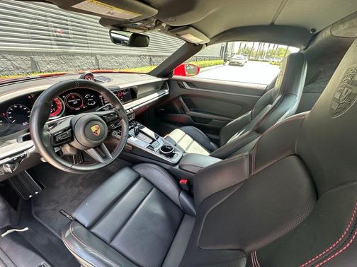Red 2021 Porsche 911 Targa 4S
