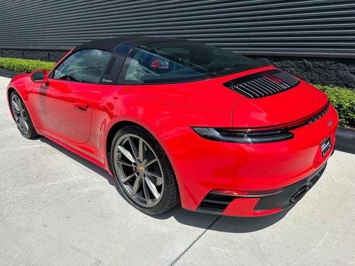 Red 2021 Porsche 911 Targa 4S