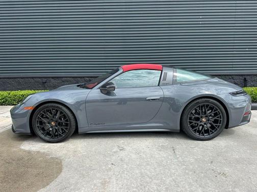 Slate Gray 2025 Porsche 911 Targa 4 GTS