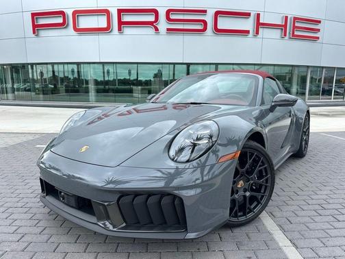 Slate Gray 2025 Porsche 911 Targa 4 GTS