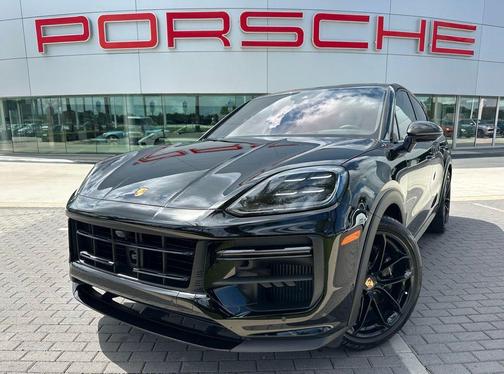 Black 2024 Porsche Cayenne Turbo GT