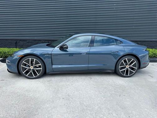 Pale Blue 2026 Porsche Taycan Base
