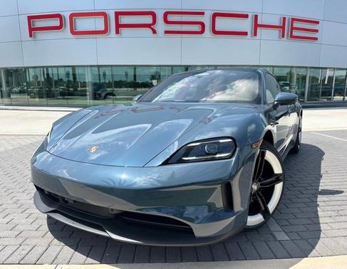 Pale Blue 2026 Porsche Taycan Base
