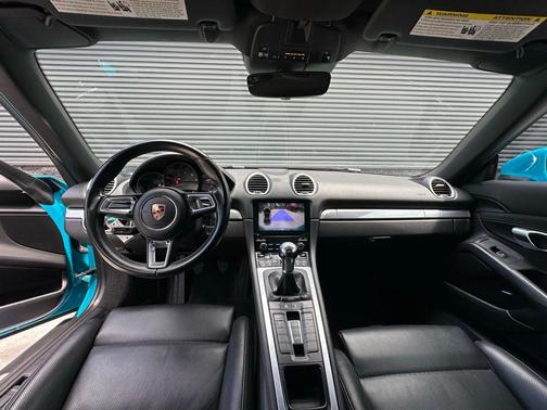 Blue 2017 Porsche 718 Boxster Base