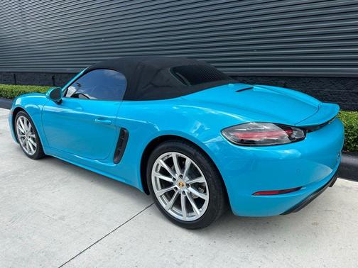 Blue 2017 Porsche 718 Boxster Base