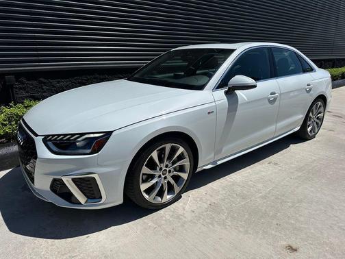 Glacier White Metallic 2023 Audi A4 45 S line Premium Plus