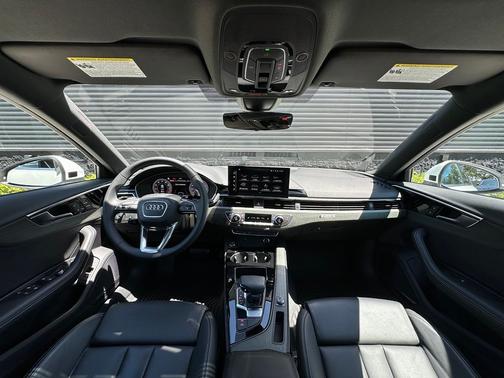 Glacier White 2023 Audi A4 45 S line Premium Plus
