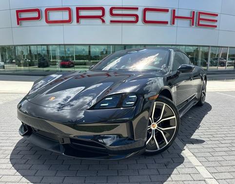 Jet Black Metallic 2026 Porsche Taycan 4