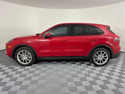 Red 2021 Porsche Cayenne Base