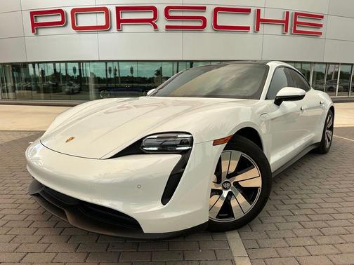 Carrara White 2023 Porsche Taycan Base