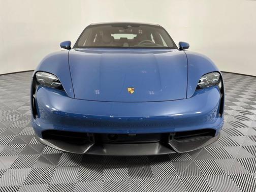 Neptune Blue 2022 Porsche Taycan Turbo S