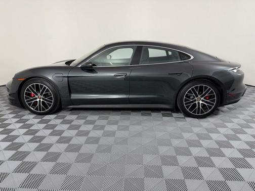 Gray 2021 Porsche Taycan 4S