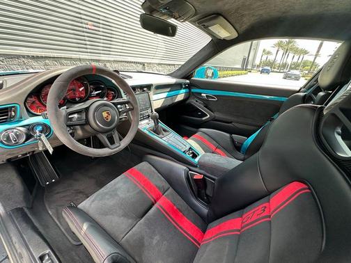 Blue 2018 Porsche 911 GT3