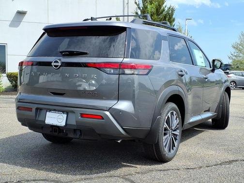 Gun Metallic 2026 Nissan Pathfinder Platinum