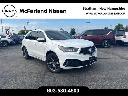 White 2020 Acura MDX 3.5L Technology & A-Spec Pkgs