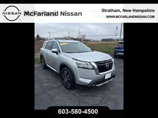 Brilliant Silver Metallic 2023 Nissan Pathfinder Platinum