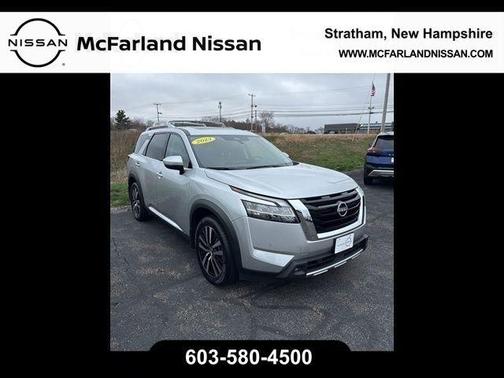 Brilliant Silver Metallic 2023 Nissan Pathfinder Platinum