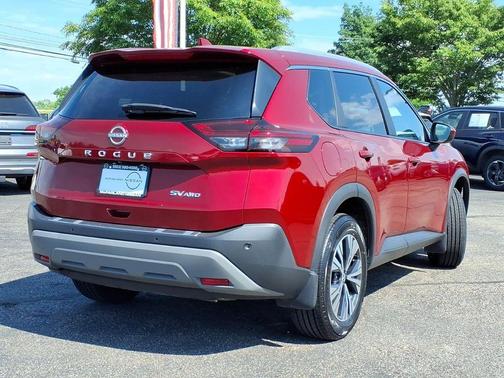 Scarlet Ember 2023 Nissan Rogue SV