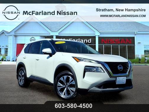 White 2021 Nissan Rogue SV