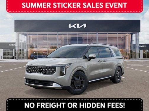 Silver 2026 Kia Carnival Hybrid SX