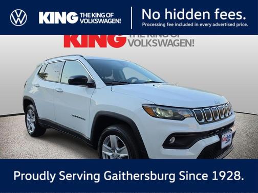Bright White Clearcoat 2022 Jeep Compass Latitude