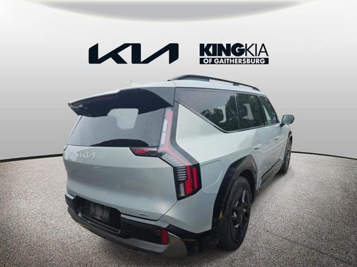 Ivory Silver 2024 Kia EV9 GT-Line