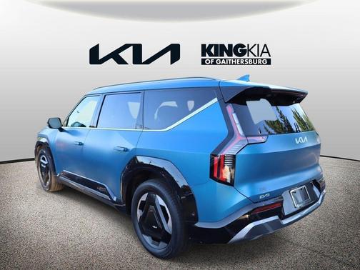 Ocean Blue Matte 2024 Kia EV9 Land