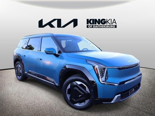 Ocean Blue Matte 2024 Kia EV9 Land