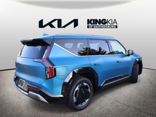 Ocean Blue Matte 2024 Kia EV9 Land
