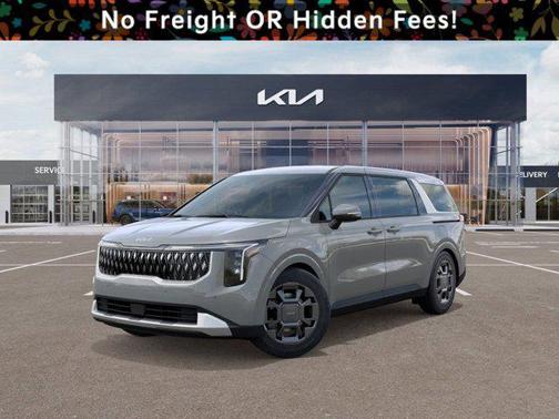 Silver 2026 Kia Carnival Hybrid EX