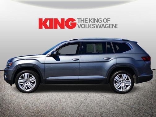 Platinum Gray Metallic 2019 Volkswagen Atlas 3.6L SEL Premium