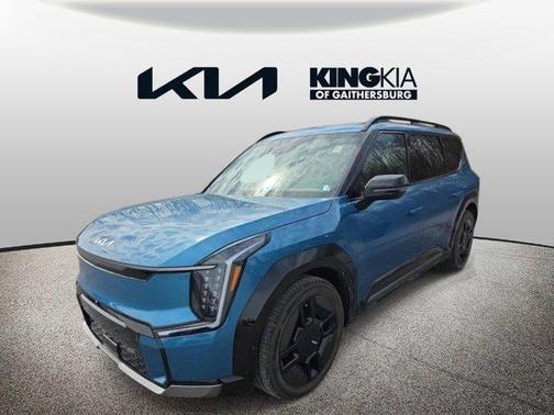 Ocean Blue 2024 Kia EV9 GT-Line