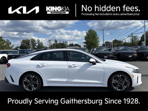 Glacial White Pearl 2021 Kia K5 EX