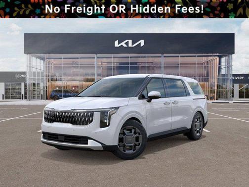 White 2026 Kia Carnival Hybrid EX