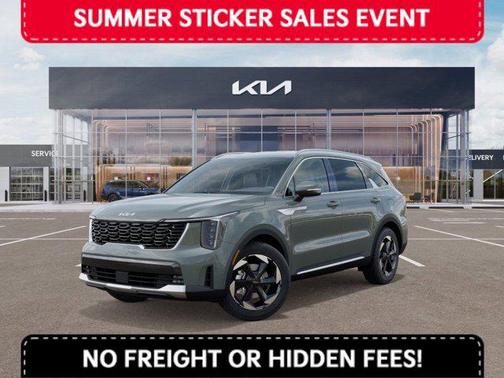 Green 2026 Kia Sorento Plug-In Hybrid EX