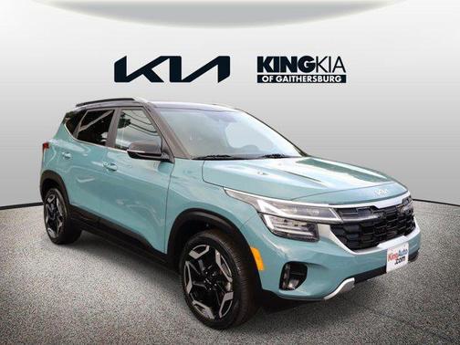 Pluton Blue/Black Roof 2024 Kia Seltos SX