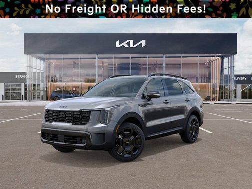Gray 2026 Kia Sorento Hybrid SX Prestige
