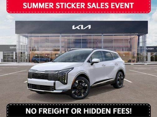 White 2026 Kia Sportage Hybrid SX-Prestige