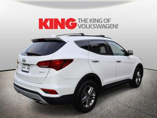 Pearl White 2018 Hyundai Santa Fe Sport 2.4L